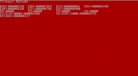 サーバーが起動中に Post で停止し 違法な Opcode エラーメッセージが赤い画面に表示されます Red Hat Customer Portal