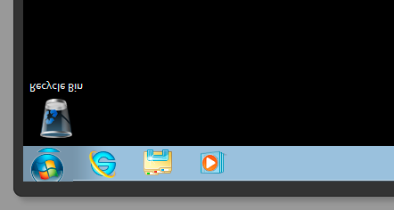 Text and images are inverted on the Windows desktop