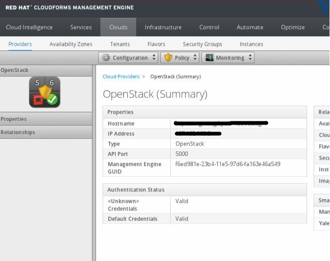 "<Unknown> Credentials " = valid 