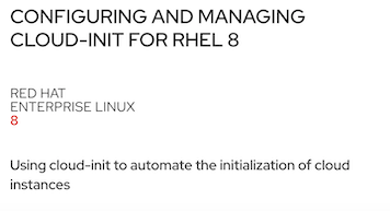 New documentation on configuring and managing cloud-init