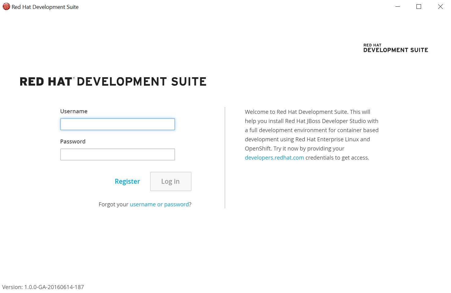 red hat development suite