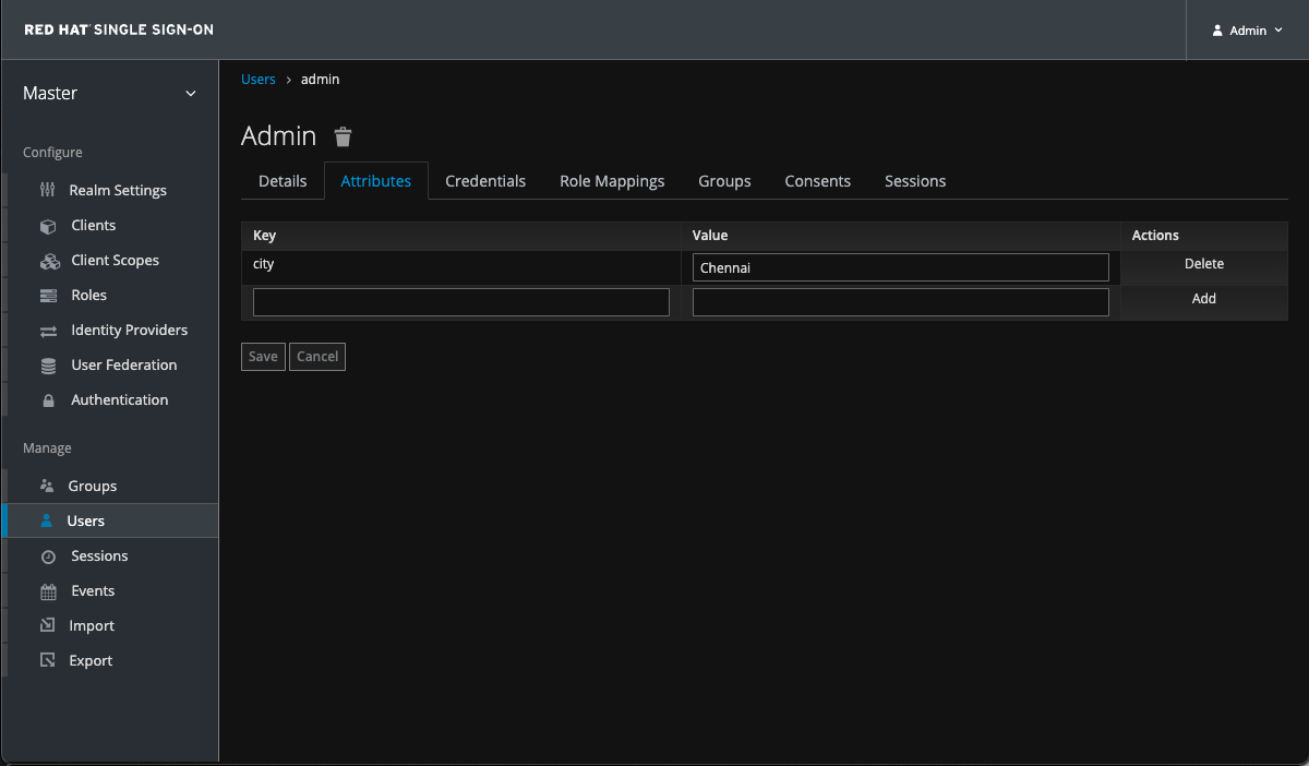 Adding custom user attributes to JWT token in RHSSO Red Hat Customer