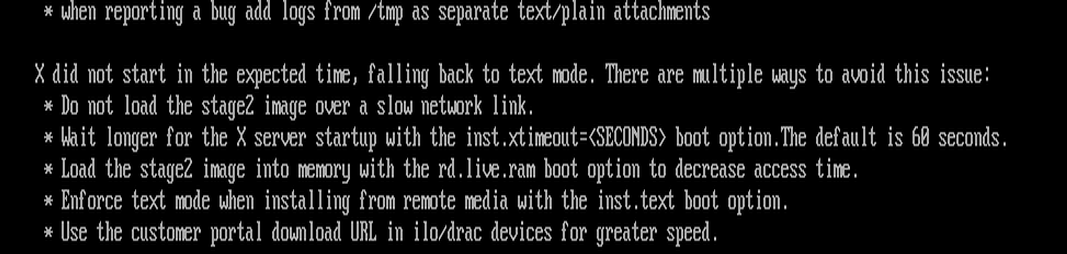 Text Mode installation