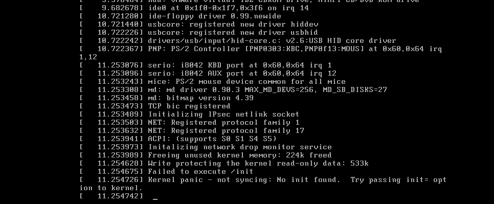 Linux kernel panic not syncing что делать