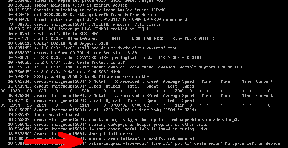 error de linux simplemente más procesos