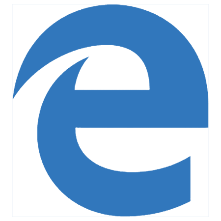 microsoft edge logo round