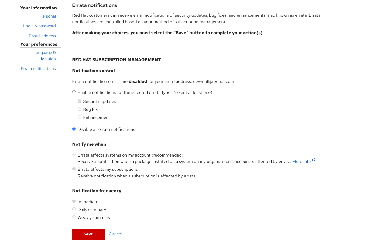 How To Personalize Your Customer Portal Experience Red Hat Customer