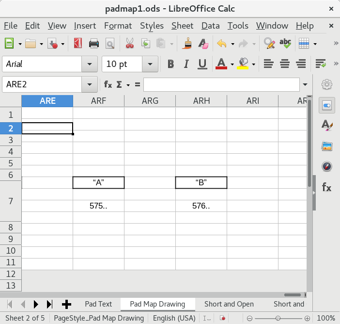 Libreoffice 16384 column mode row height display failure Red Hat