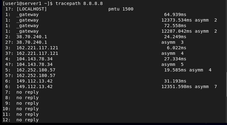 Ping Output Error