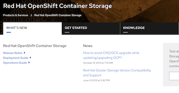 Improvements to Red Hat OpenShift Container Storage 