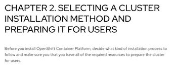 Red Hat OpenShift Container Platform documentation improvements