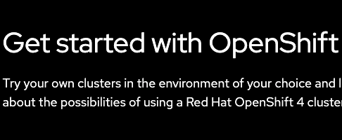 Redesigned Red Hat OpenShift 