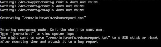 boot failure