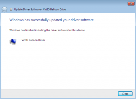 The Update Driver Software wizard