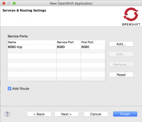 Add Route by Default