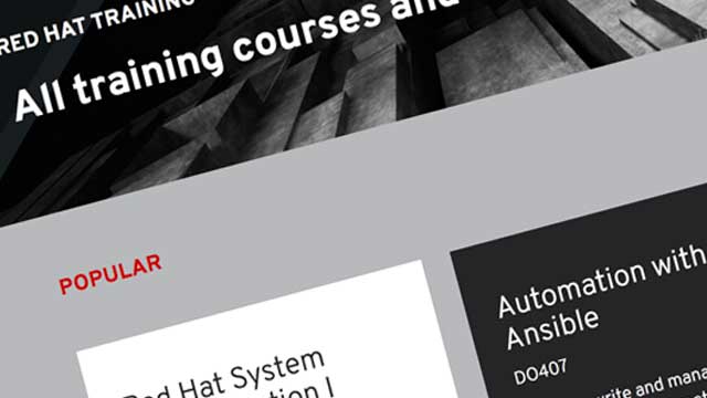 Red Hat Training and Certification Improvements