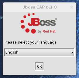 JBoss EAP 6.1.0 安装第一步的图形界面