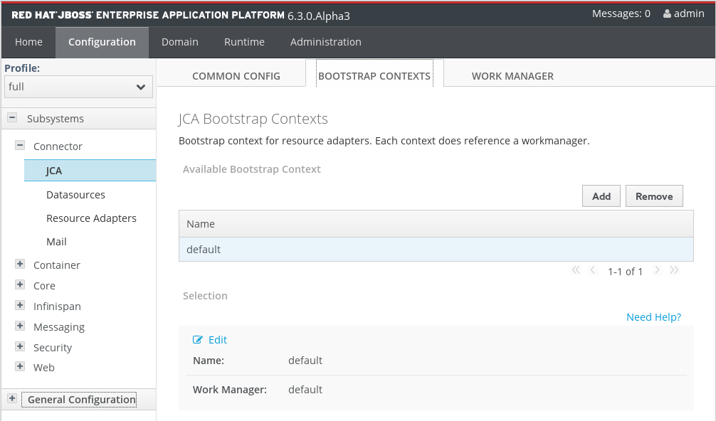 Bootstrap Contexts