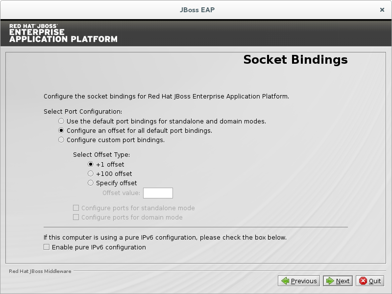 Configure custom port bindings.