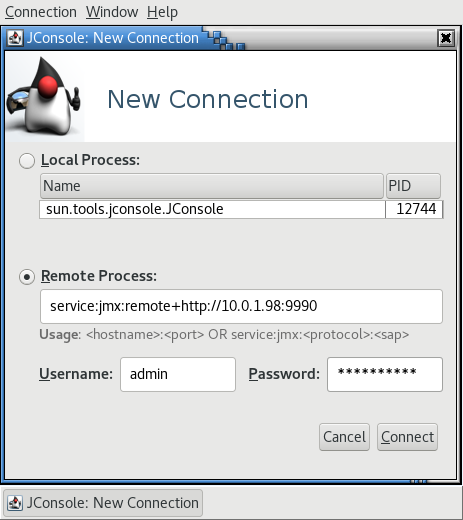 jconsole remote