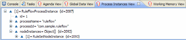 Sample Process Instances View