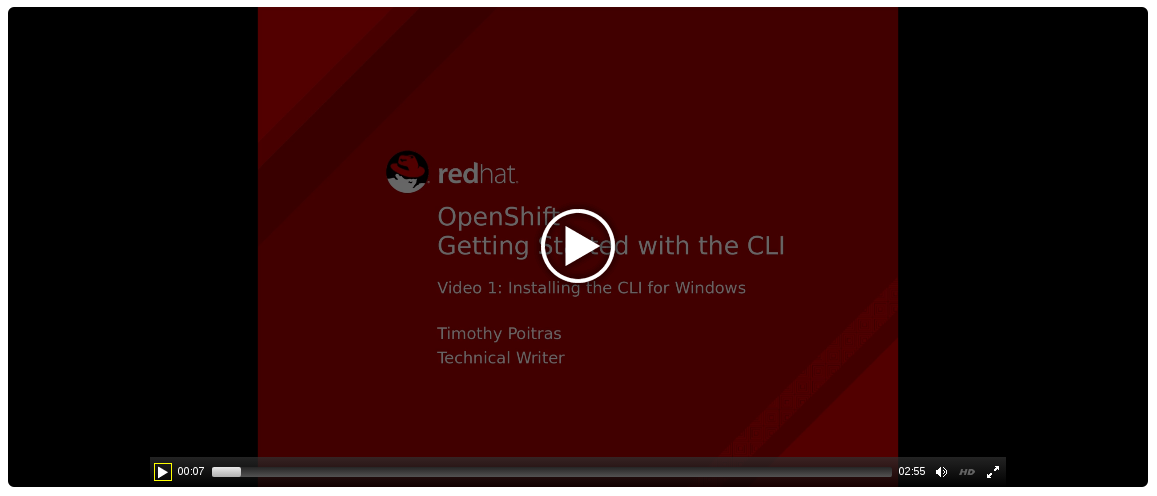 Cli リファレンス Openshift Container Platform 3 11 Red Hat Customer Portal