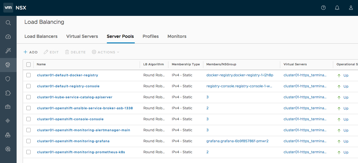 NSX 로드 밸런싱