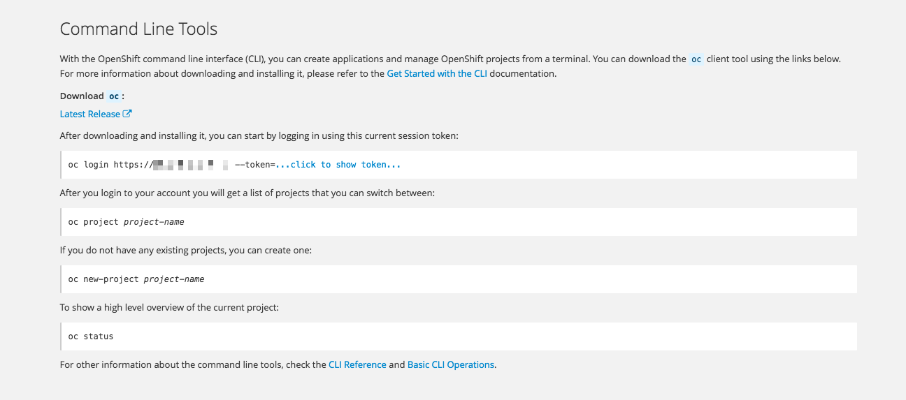 Command Line Tools