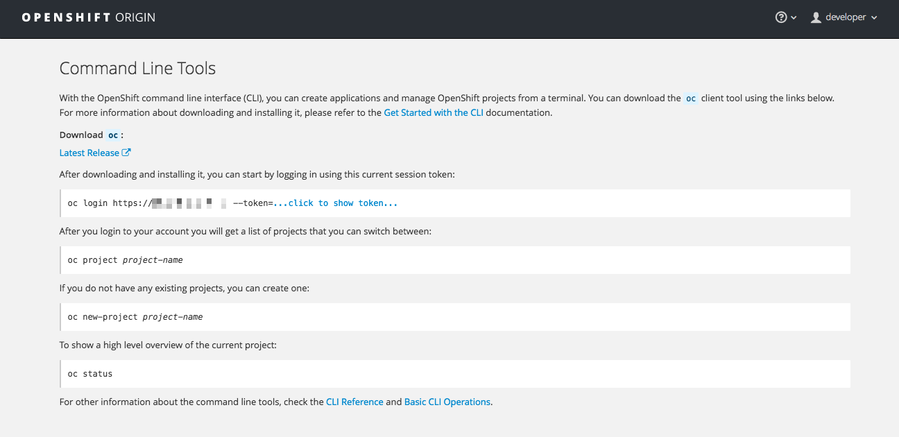 Command Line Tools