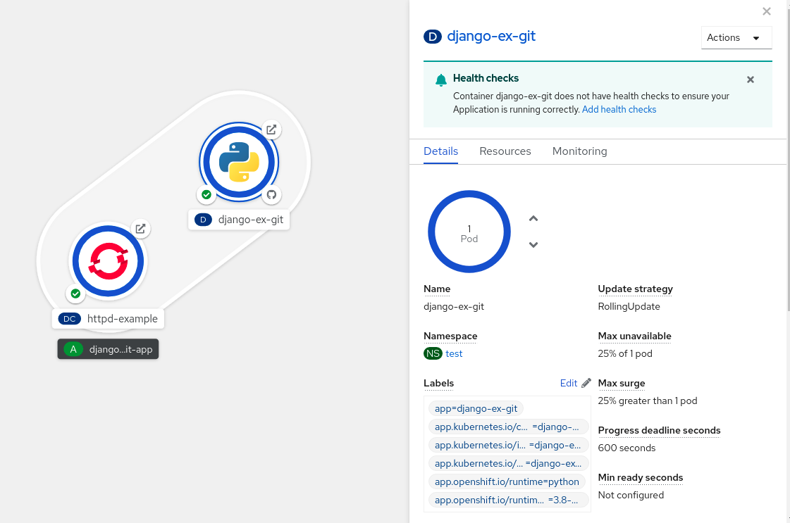 odc app grouping label