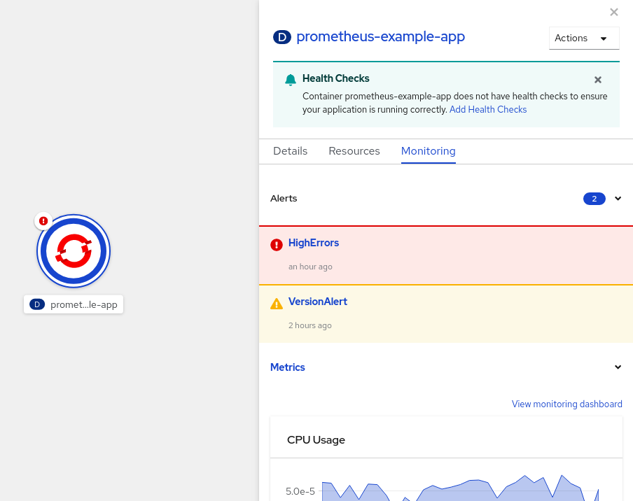 odc app metrics