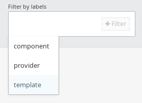 Web Console Filter Step 1