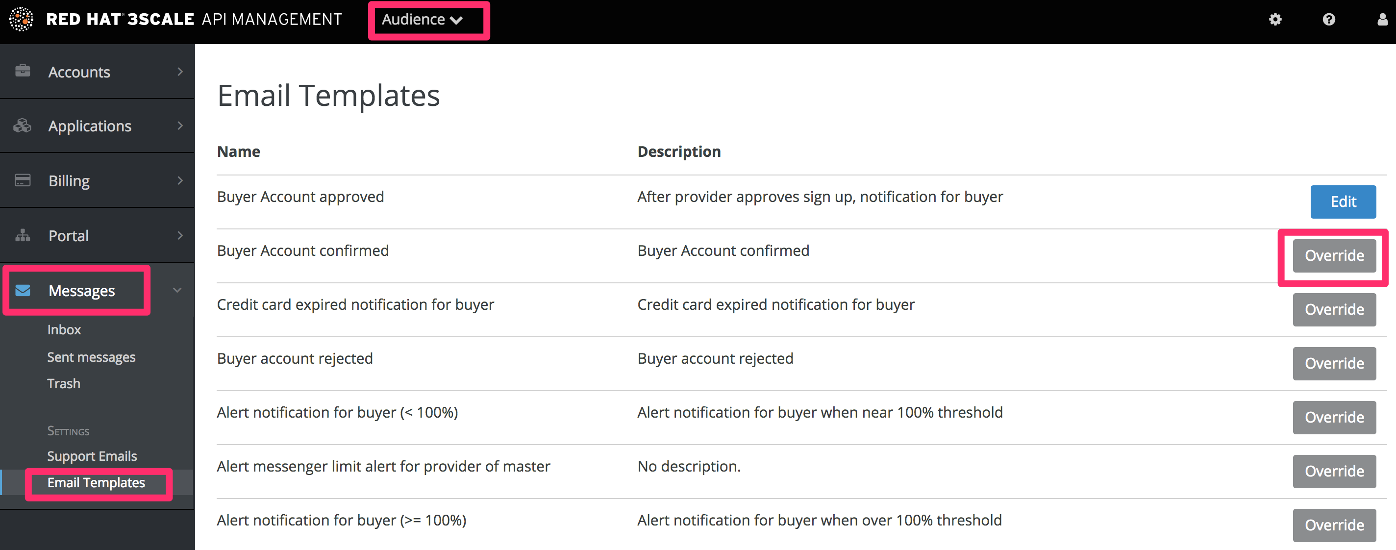 Developer signup flow email templates