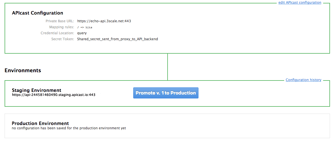 APIcast promote changes to production