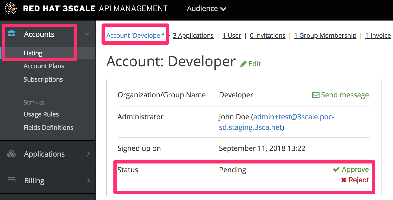 Admin Portal Guide Red Hat 3scale API Management 2.5 | Red Hat Customer