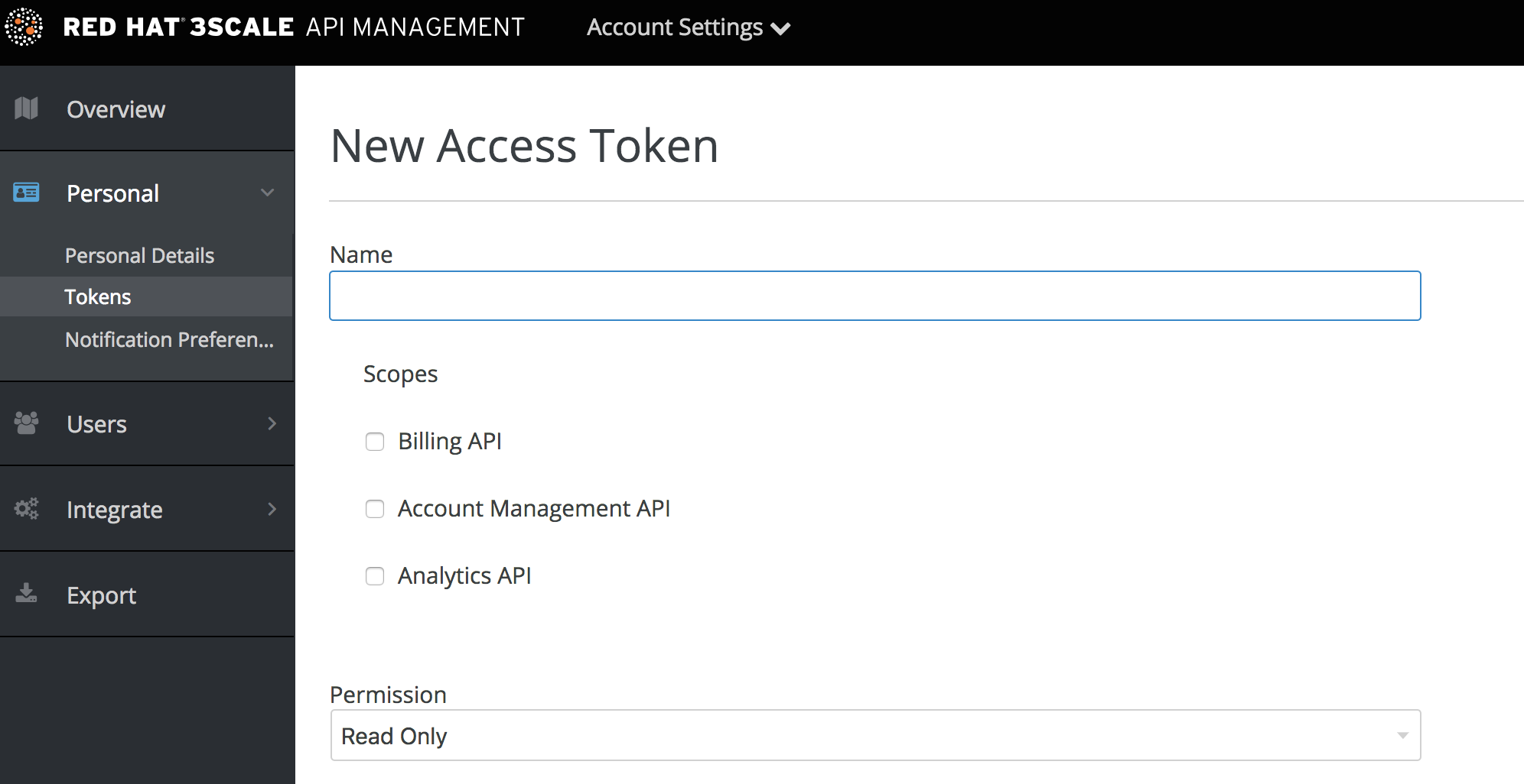 New access token