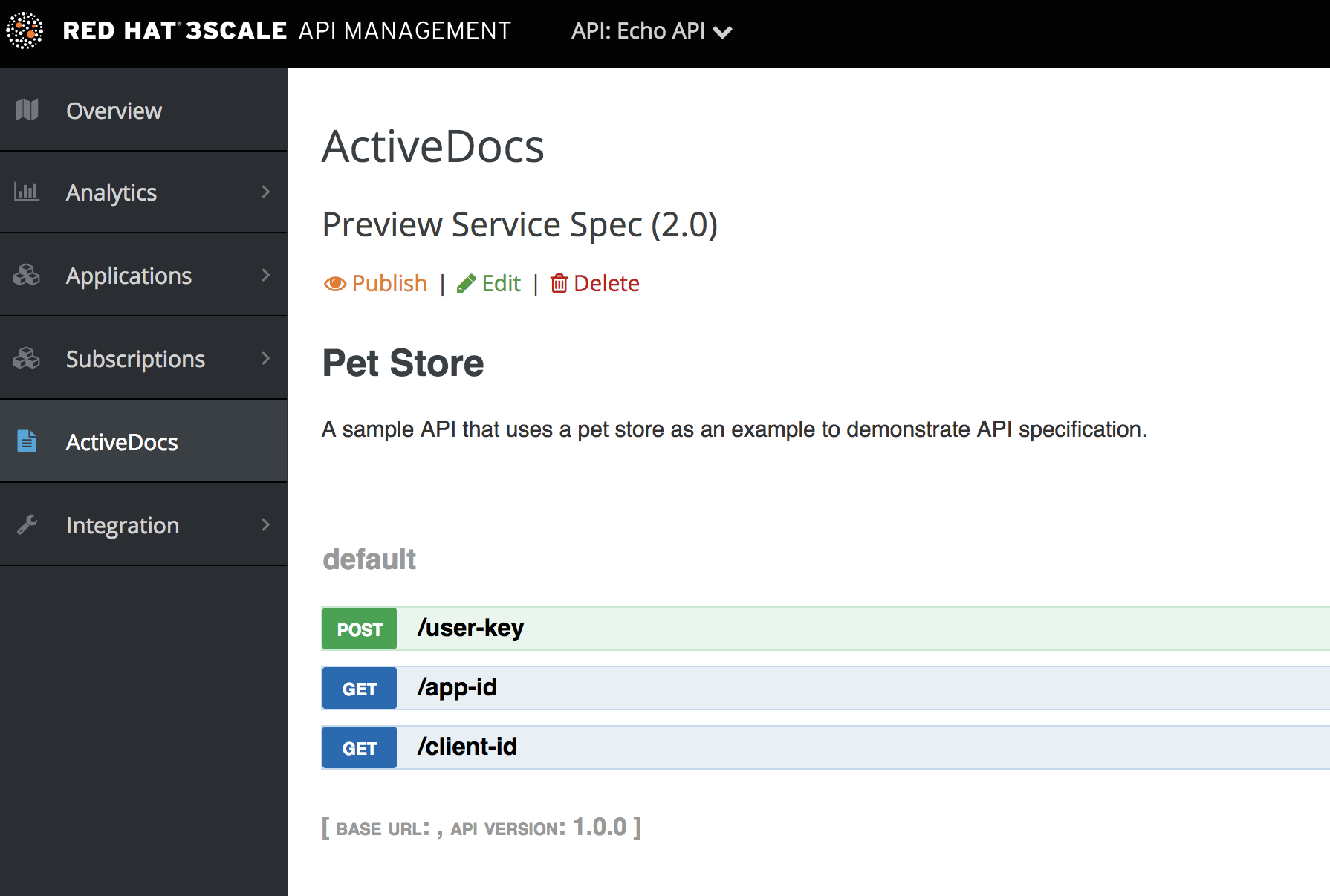 ActiveDocs New specification View