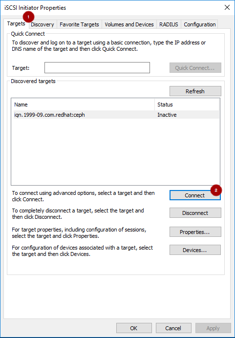 iscsi target tab mod