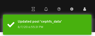 Pool edit notification