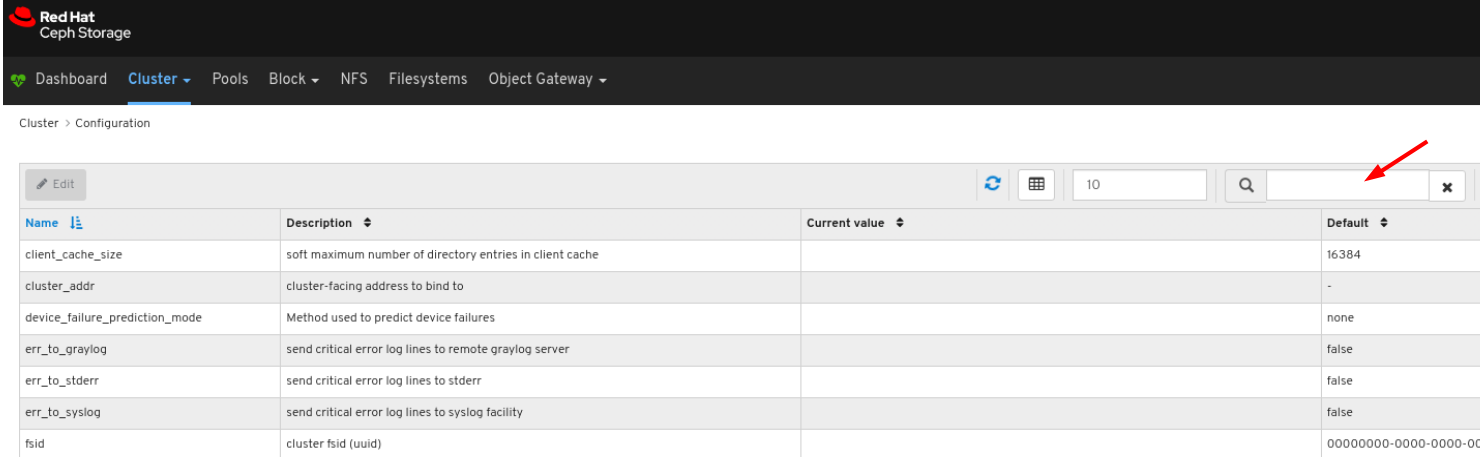 Search Configuration