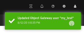 User edit notification