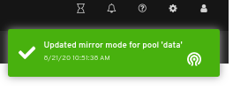 Mirror mode edit notification