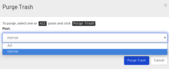 Purge Trash window