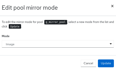Editing mode in mirroring