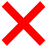 Red X
