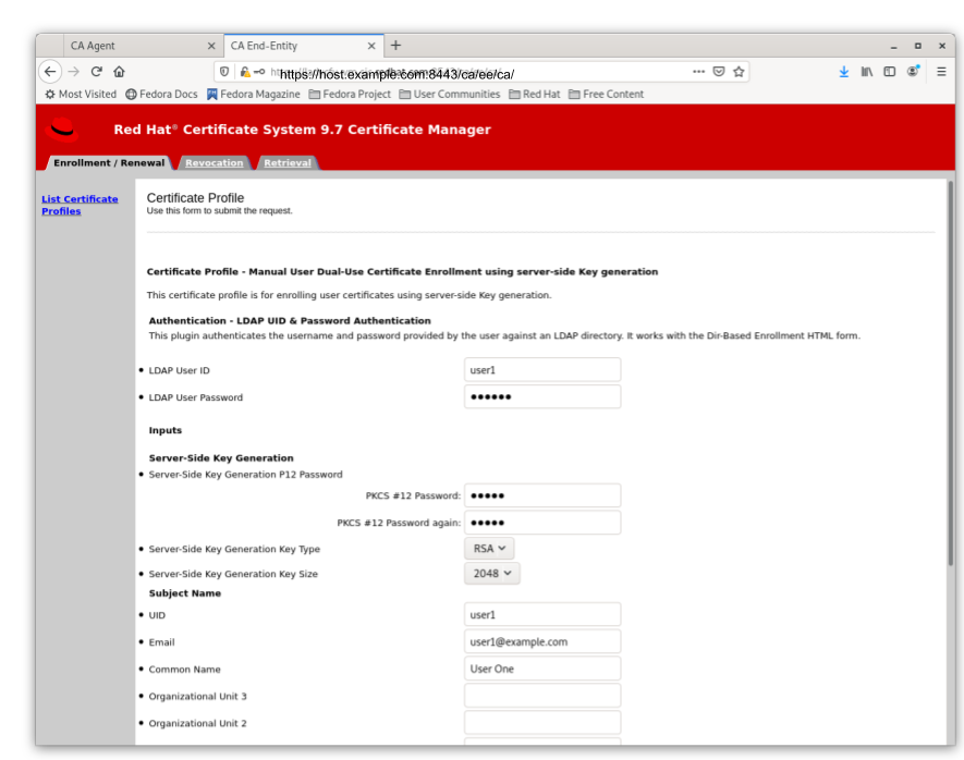 成功 LDAP uid/pwd 身份验证时自动批准服务器-Side Keygen Enrollment