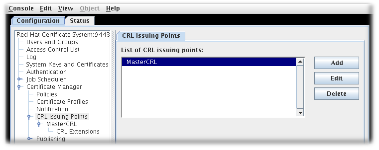 CRL 默认列表