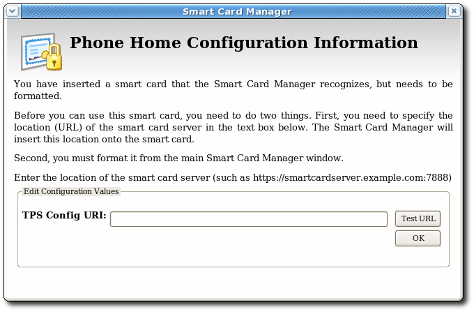 Phone Home 情報のプロンプト