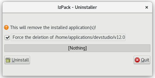 Uninstall CodeReady&#160;Studio