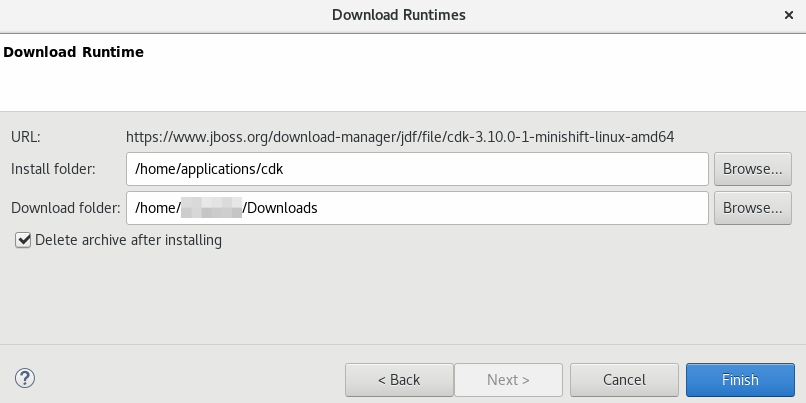 Downloading the CDK Runtime